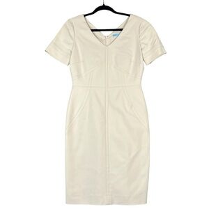 Antonio Melani Short Sleeve Sheath Midi Dress Women's Size 4